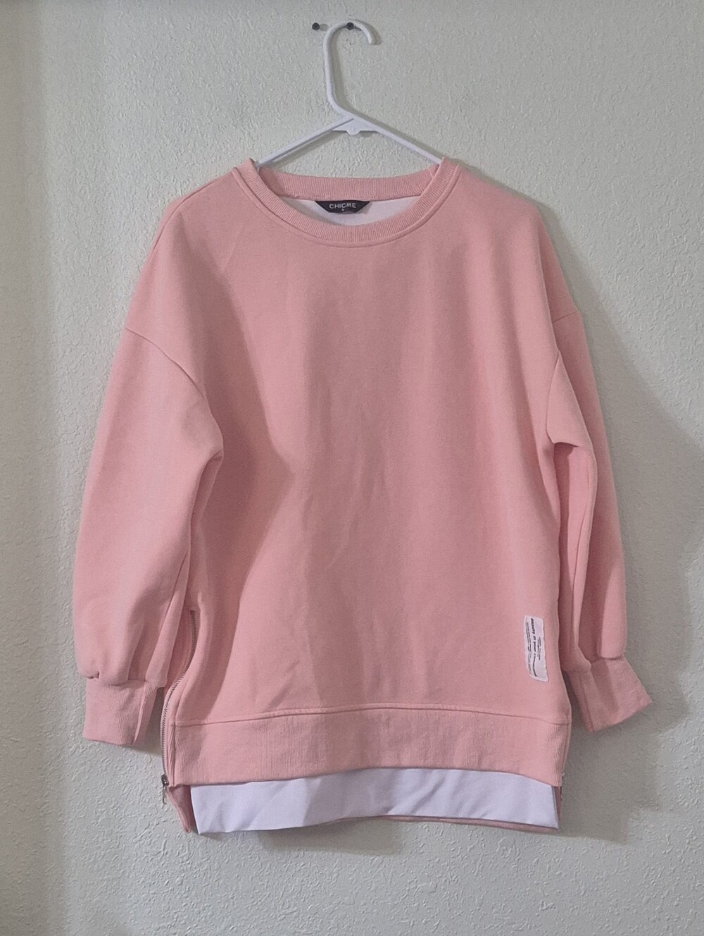 Peach Crewneck Women's Sweater